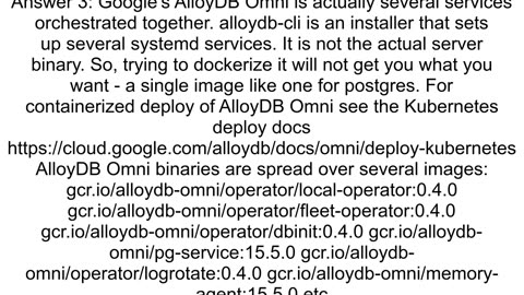 Issue with Installing AlloyDB Omni CLI via Dockerfile Due to Architecture Mismatch