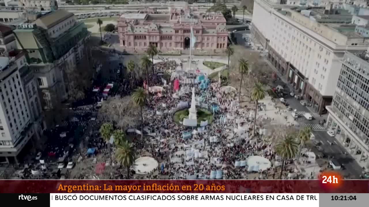 ARGENTINA: La INFLACIÓN sufre su mayor SUBIDA en los últimos 20 AÑOS | RTVE Noticias