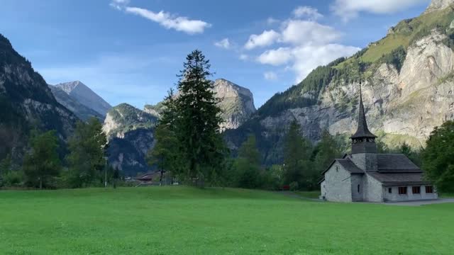 KANDERSTEG AND OESCHINENSEE, Switzerland September 22, 2019