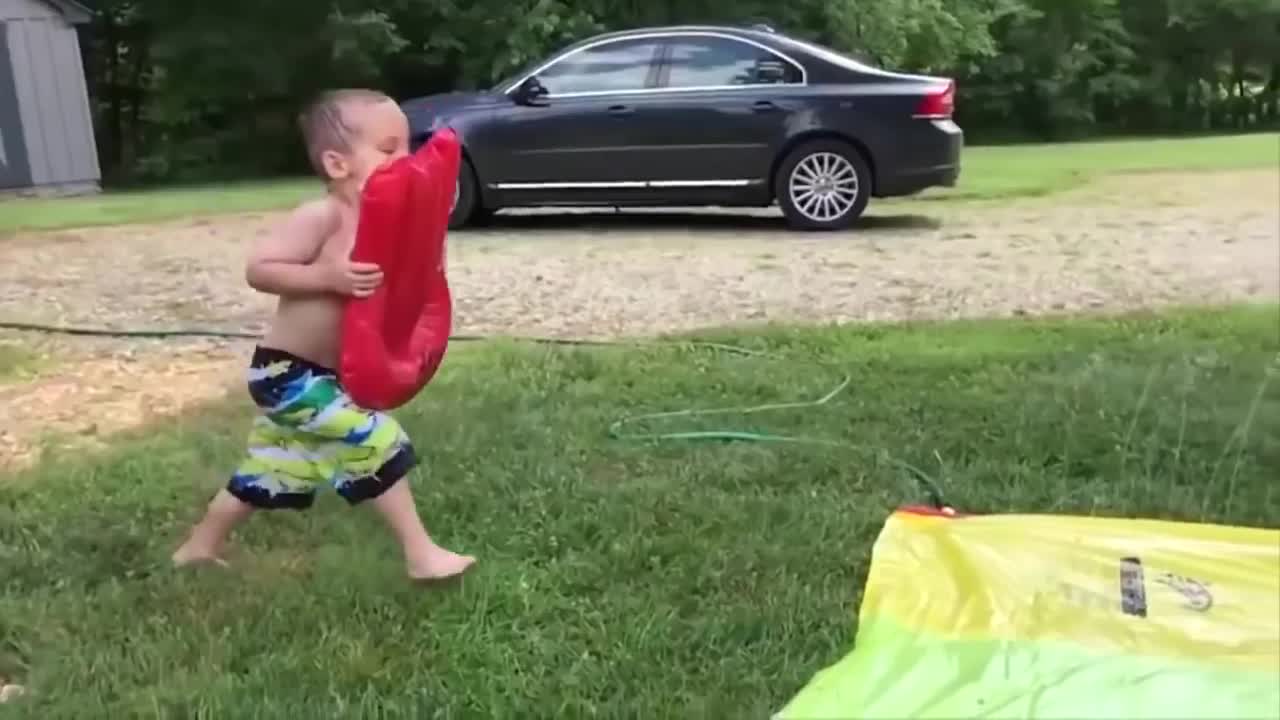 This baby is crazy