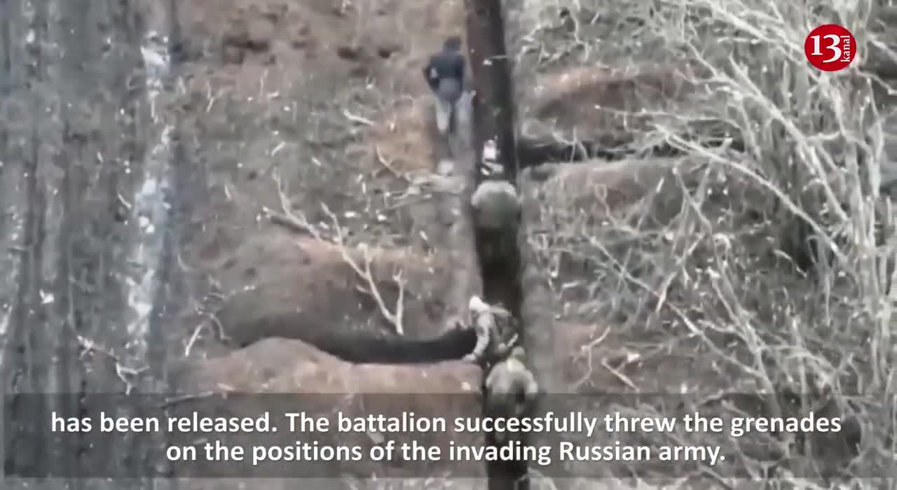 Drone chases a group of Russians to their "nest”, does not allow them to hide