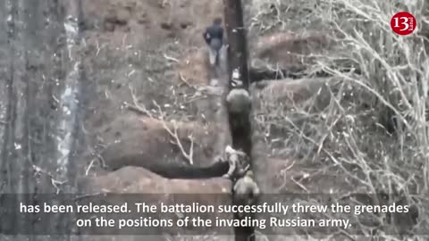 Drone chases a group of Russians to their "nest”, does not allow them to hide
