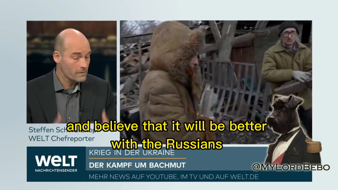 2023-03-19 German News “(The civilians) wait for Russians to liberate (Bakhmut).”