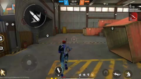 Free fire game HD one man army fight there are use different types of killing trick