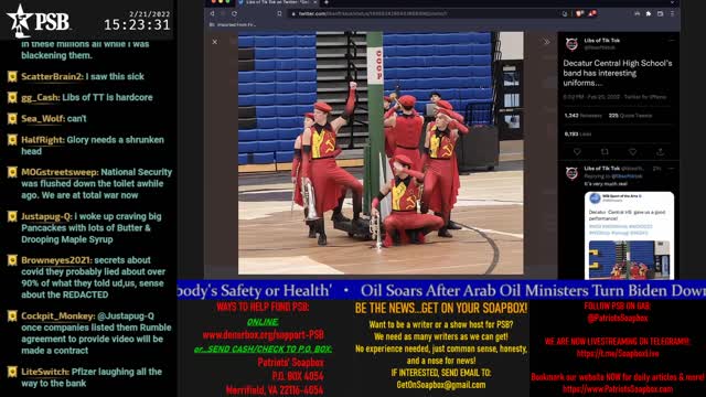 2022-02-21 15:00 EST - The Common Sense Show: Guest Kari Donovan @3:30P ET with Derek & PATRIOTski