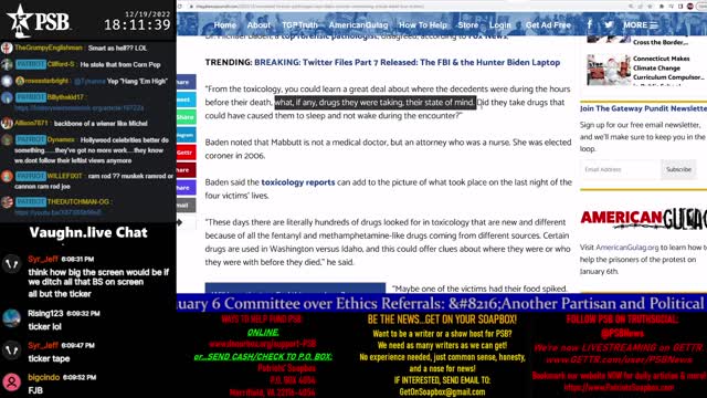 2022-12-19 17:00 EST - Freedom Rings: with Pamphlet Anon