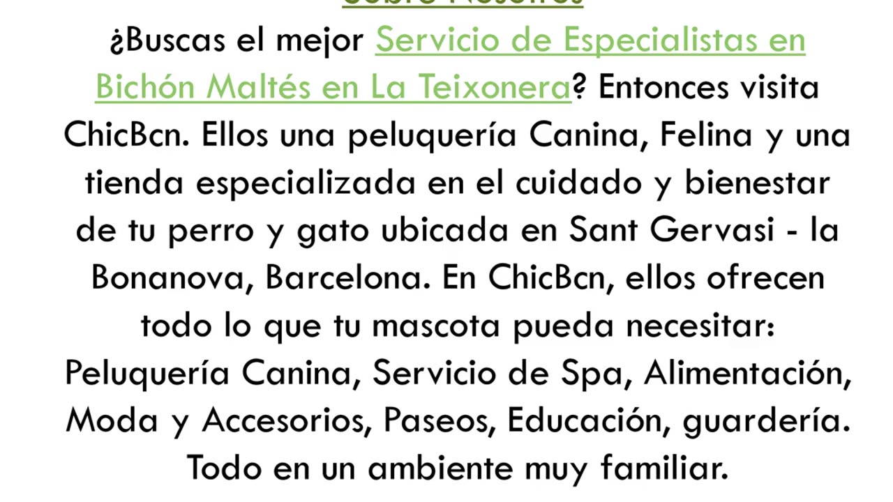 Consigue el mejor Servicio de Especialistas en Bichón Maltés en La Teixonera