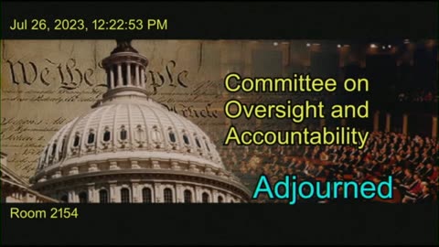 UFO House hearing DAY ONE -- July 26, 2023