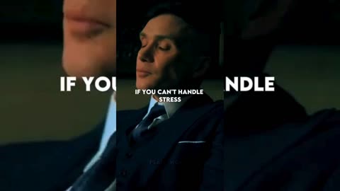 IF YOU CAN'T HANDLE STRESS ~ THOMAS SHELBY || QUOTES #shorts #quotes #peakyblinders