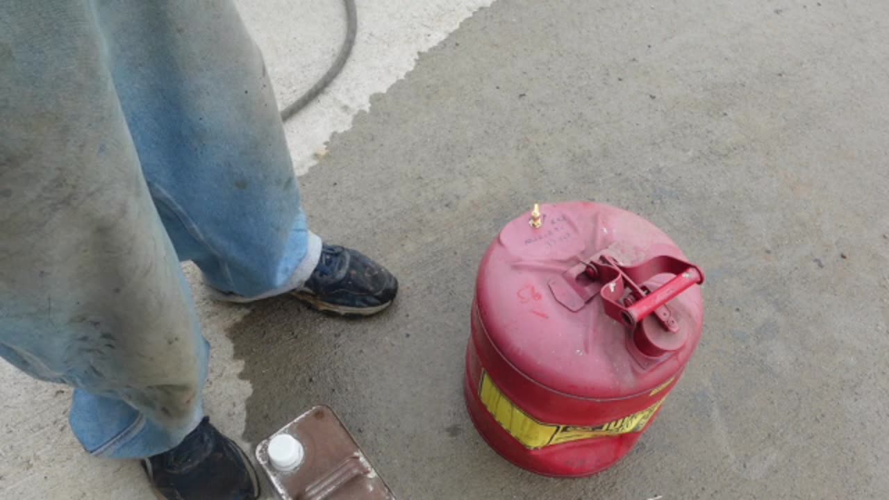 Metal Fuel Safety Can Needs A Vent. Installing It Without Blowing Yourself Up. It will Pour Better.
