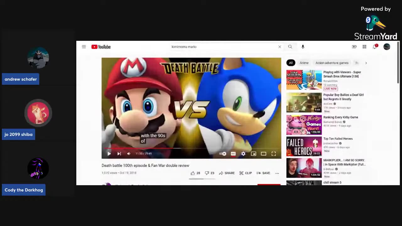 Andrew Schafer's Fifth Chill Stream 2022/4/9 Reuploaded