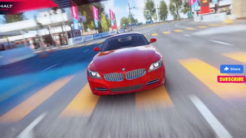 Asphalt 9 - Red bmw, cinematic view