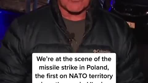 We're at the scene of the missile strike in Poland, the first on NATO territory since the