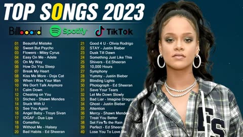 Top Hits 2023 ( Latest English Songs 2023 ) 💕 Pop Music 2023 New Song - Top Popular Songs 2023