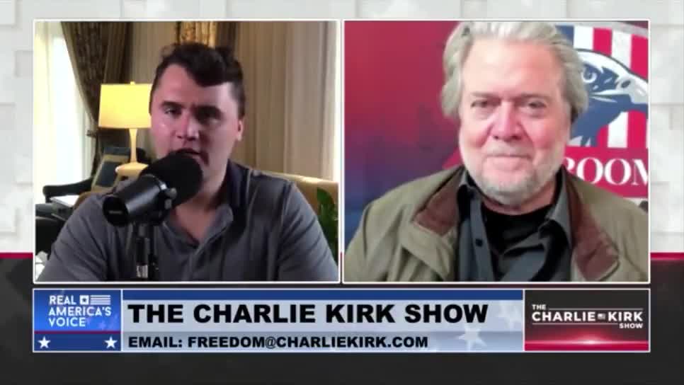 Steve Bannon '... Whether it's project Veritas, turning point, they're coming for everybody...'