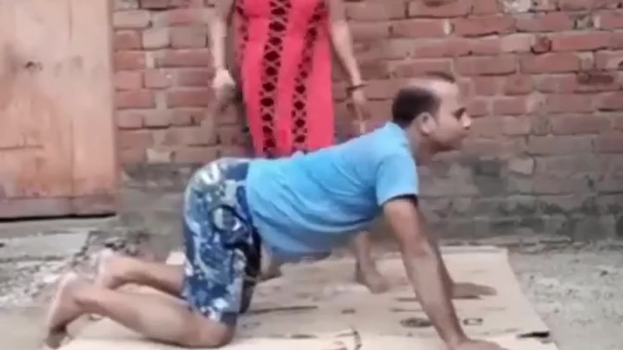 Husband Wife Drama Funny Video