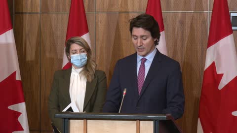 Announcing sanctions on Russia