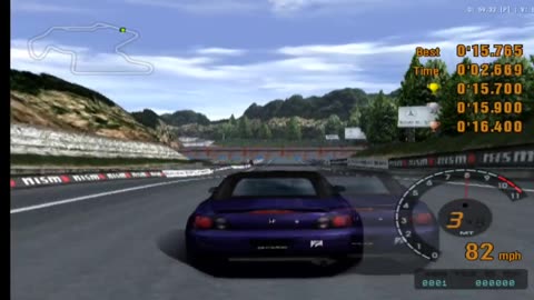 Gran Turismo 3 - License Test IA-2 Gameplay(AetherSX2 HD)