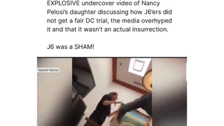 Nancy Pelosi's daughter talking about the J6's