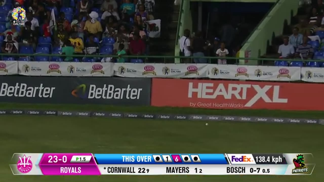 Highlights/St Kitts and Nevis apatriots vs Barbados Rogalsl CPL 2023