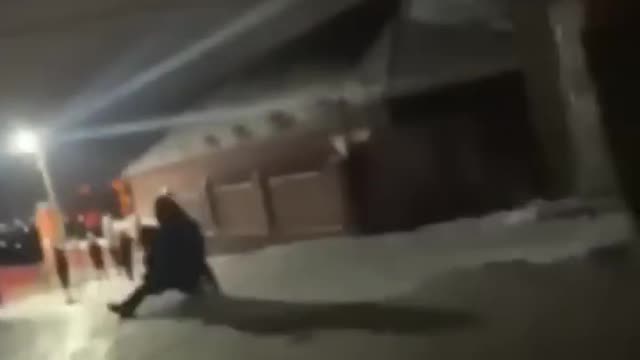 sleigh chase ❄️🛷😂