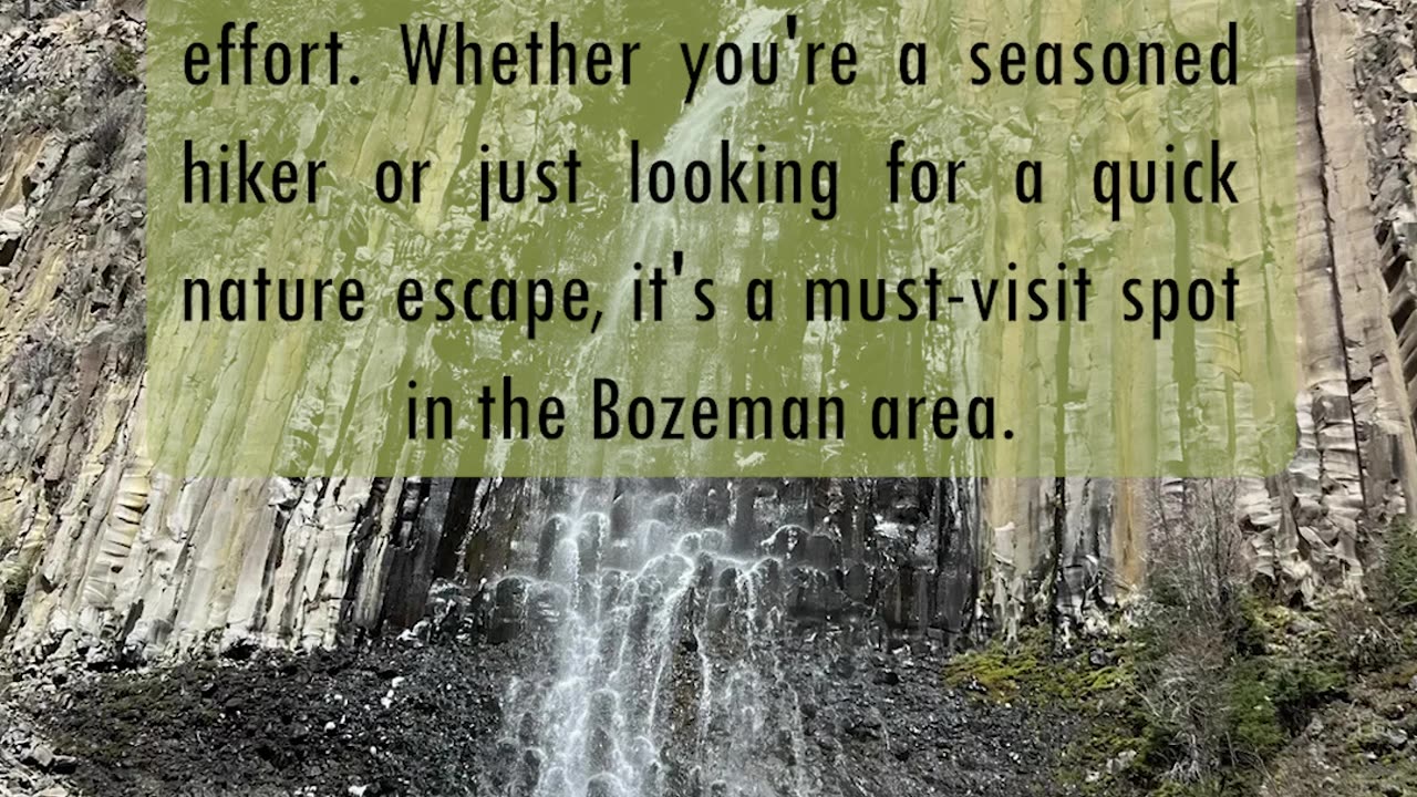 Discover Palisade Falls: Bozeman's Best Hike
