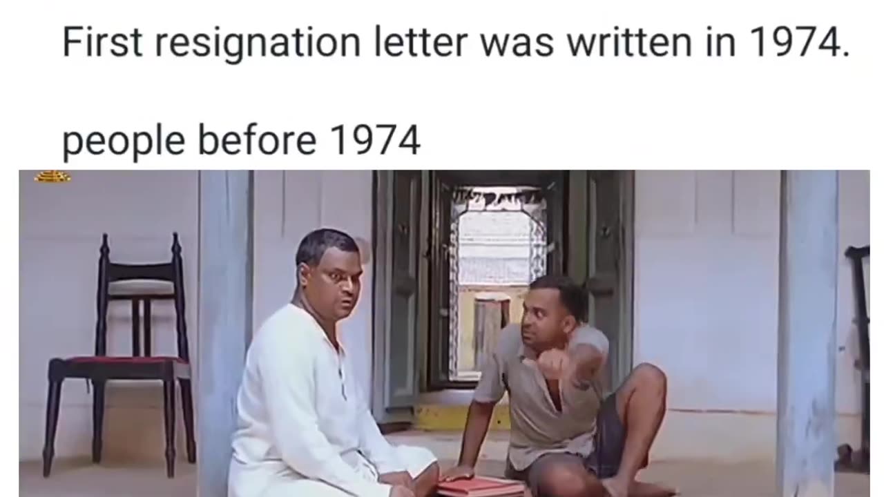 Funny resignation