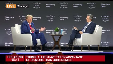 10/15/24 President Trump’s historic interview w/ The Economic Club of Chicago / Bloomberg News