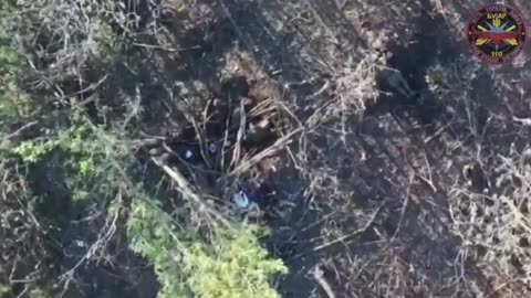 Ukrainian drones drop VOGs and grenades on Russian military personnel
