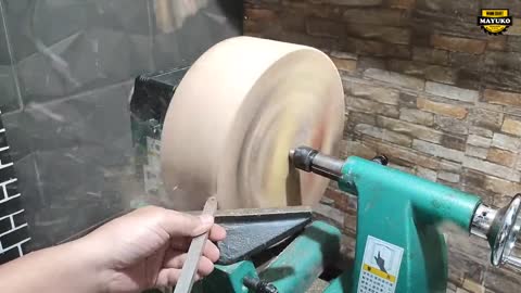MIXED WOOD SALAD BOWL, woodturning