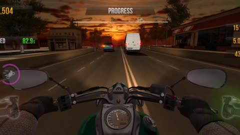 Traffic rider motor bike game