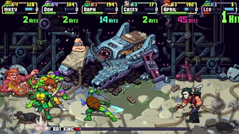 TMNT: Shredder’s Revenge Online Multiplayer Playthrough (Switch) - Part 1
