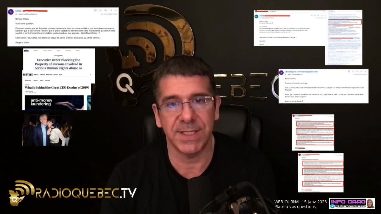 Extrait du WEBJOURNAL du 15 janvier 2023 - Place à vos questions - Krach