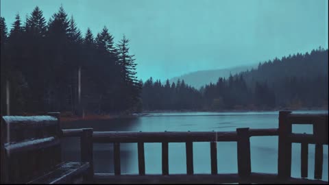 Emotional piano music with a rain sound for easy listening | Rain music for relaxation