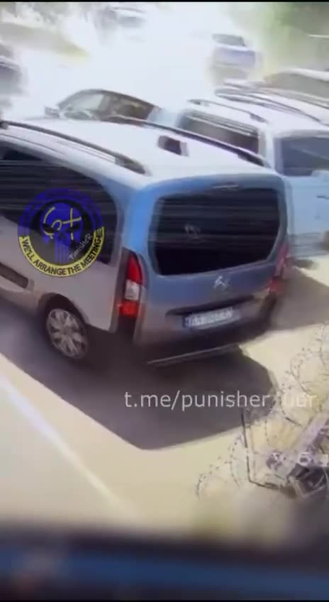 Moment Russian missile strikes Ukraine