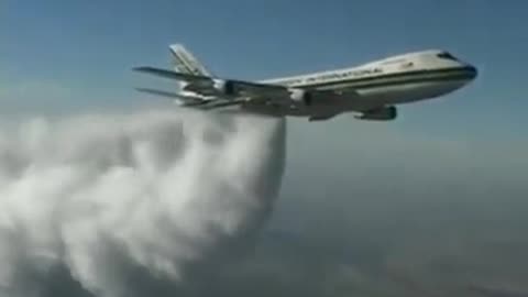 Chemtrails v přímém přenosu