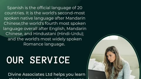 Spanish language training