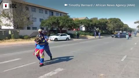 Watch: Fleurhof community protest against Zama Zamas allegedly terrorizing them