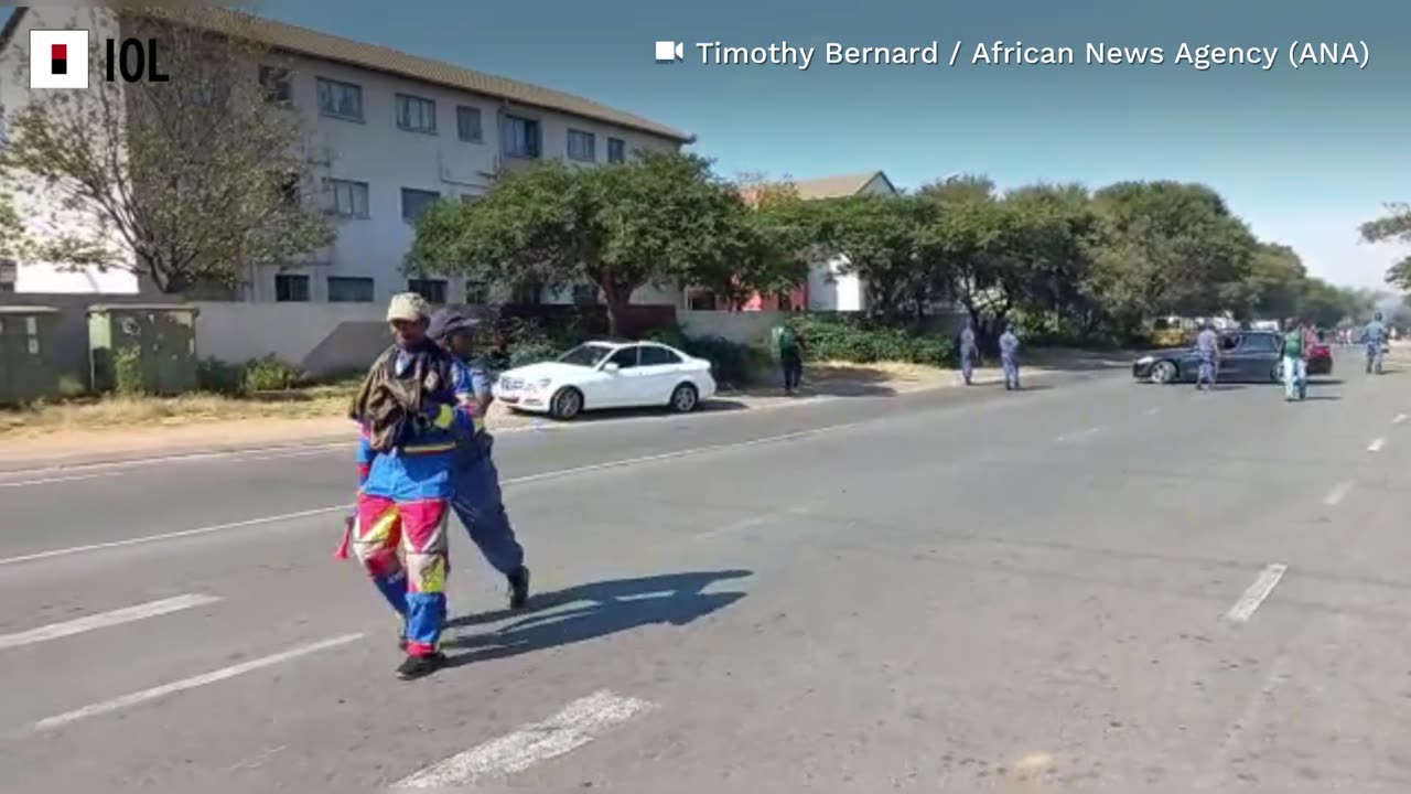 Watch: Fleurhof community protest against Zama Zamas allegedly terrorizing them