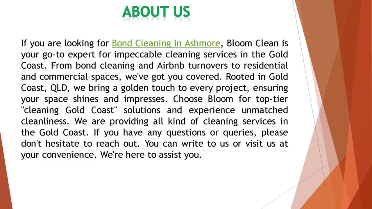 If you are looking for Bond Cleaning in Ashmore