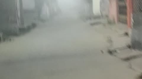 Changed weather in same place