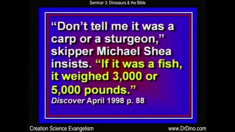 Kent Hovind - Dinosaurs in the bible