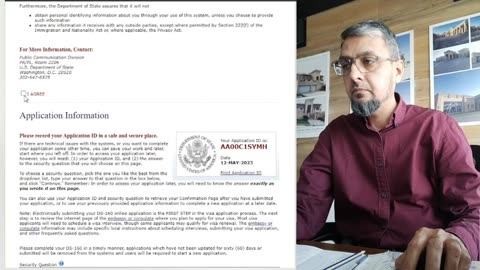 filling student visa DS160 for usa visa online