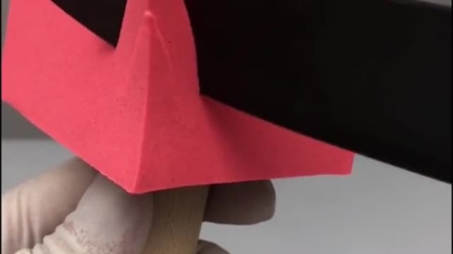 make a flower out of foam sand