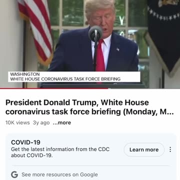 Trump & Hydroxychloriquine