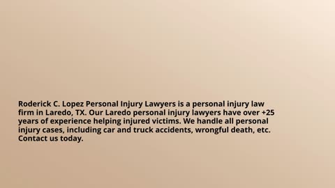 Laredo personal injury lawyer