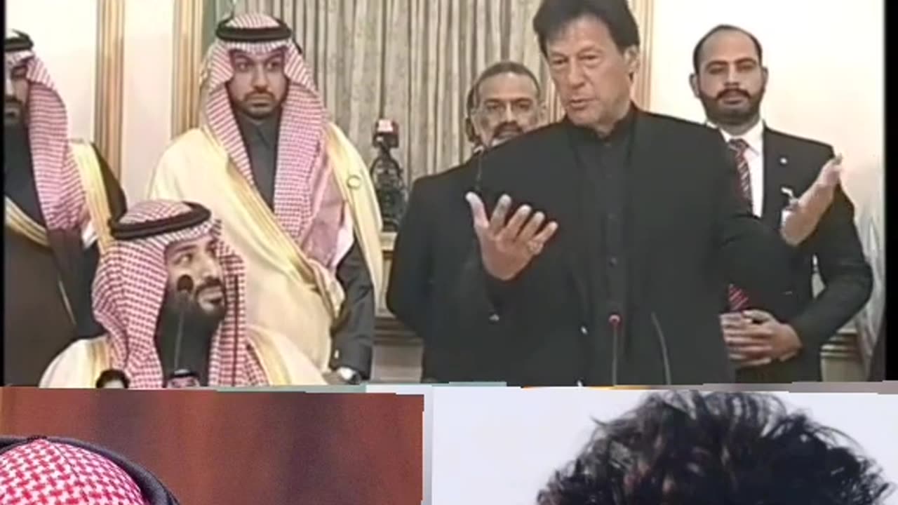 Imran Khan with Muhammad bin Salman