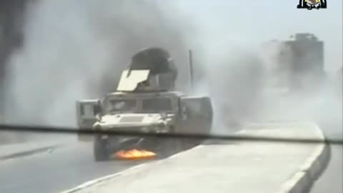 (IRAQ WAR ERA) Humvee gets hit by IED