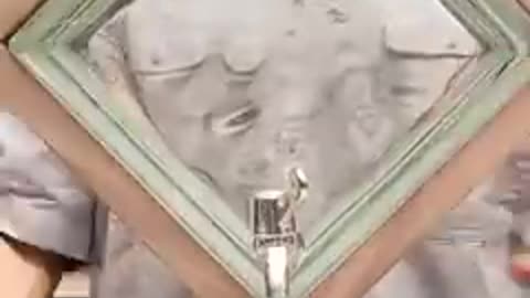 DIY Glass block tap #shorts