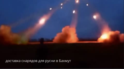 Incredible Footage of 4 Ukrainian MRLS Unloading on Russian Positions(Insane)